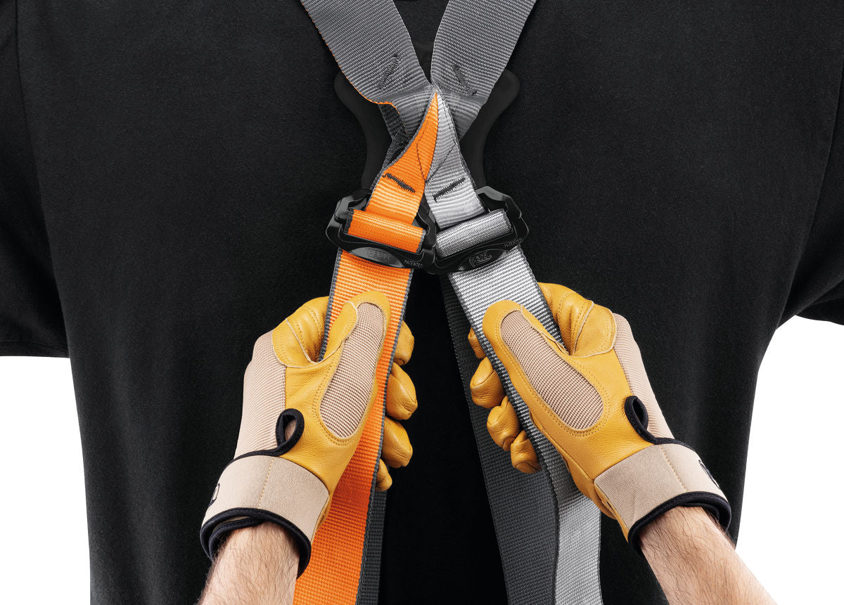 Petzl Swan Freefall Steel Full Body/Participant Harness w/ Dorsal Option