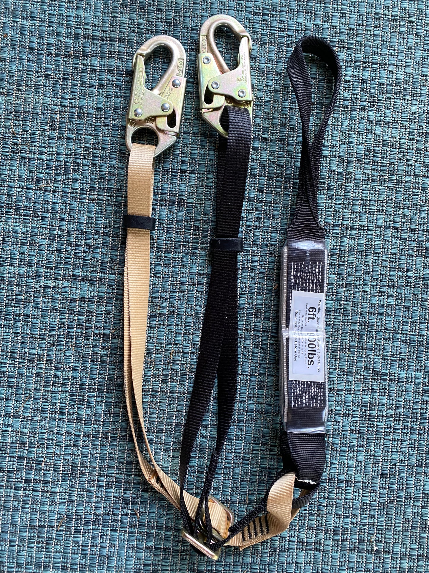 Adjustable Y Lanyards w/ Loop Top & Shock Pack